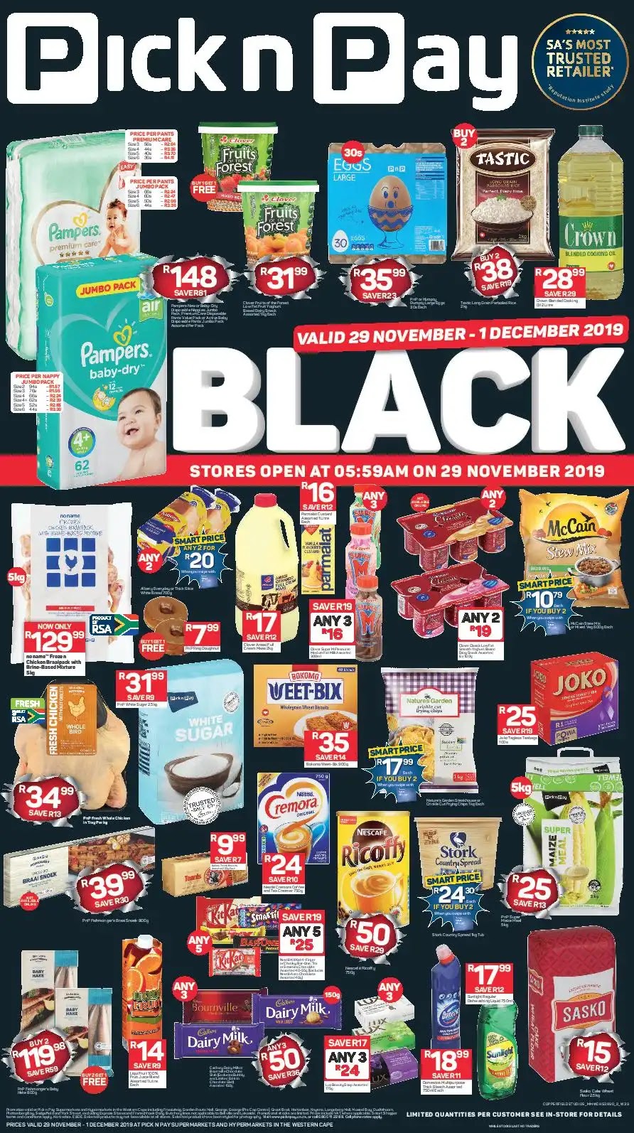 [Updated 2019] Pick n Pay Black Friday Deals Western Cape