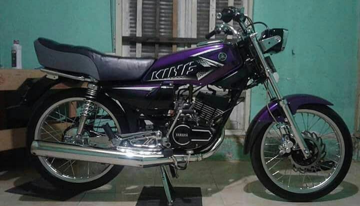 Modifikasi Rx King Warna Ungu Polos, Original, Metalik