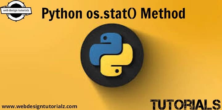 Python os.stat() Method with example - WebDesignTutorialz