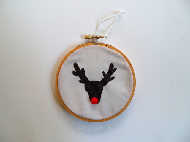 DIY Embroidery Hoop Ornament