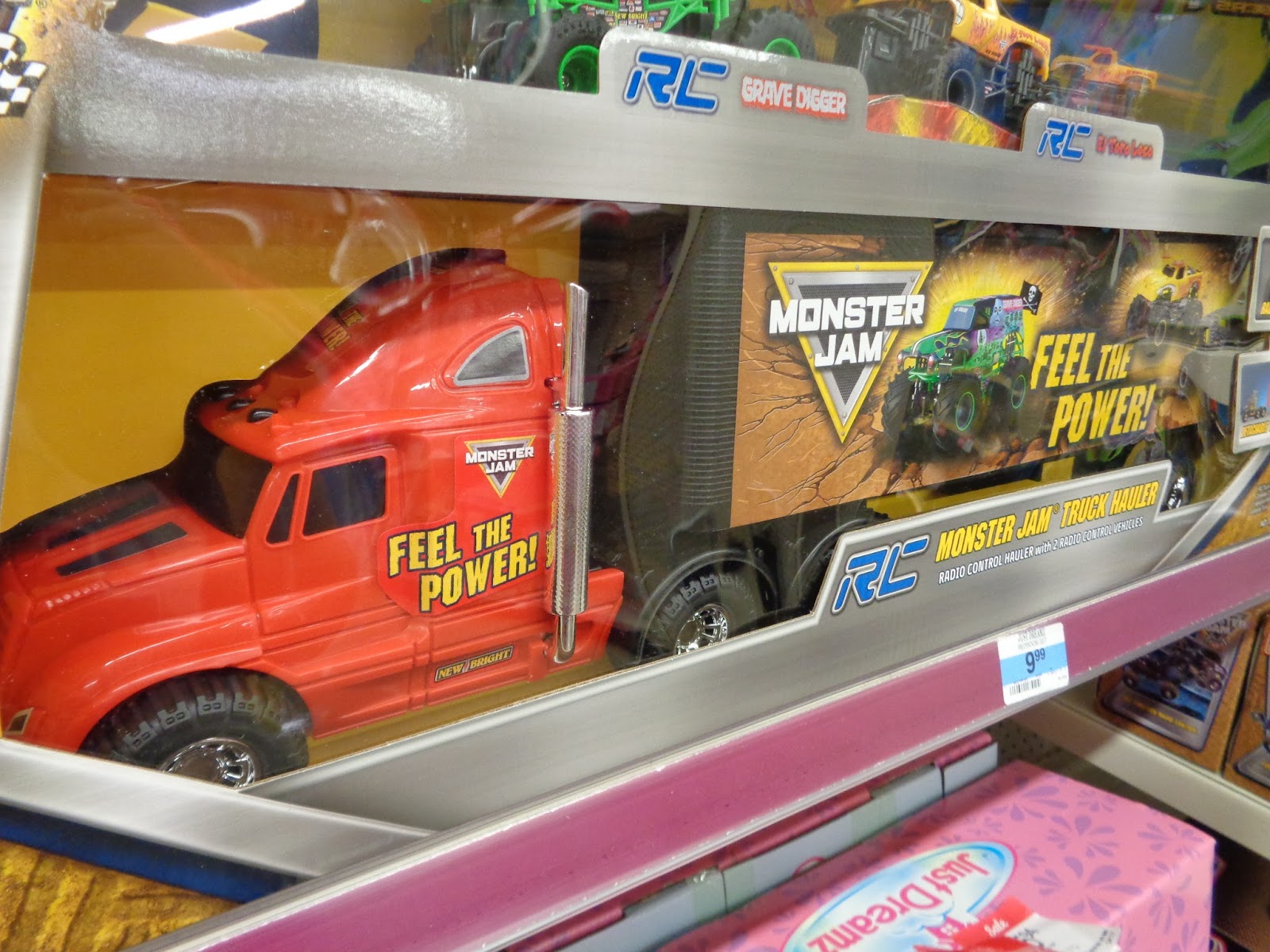 J And J Toys: New Bright Remote Control Monster Jam Trucks & Trailer