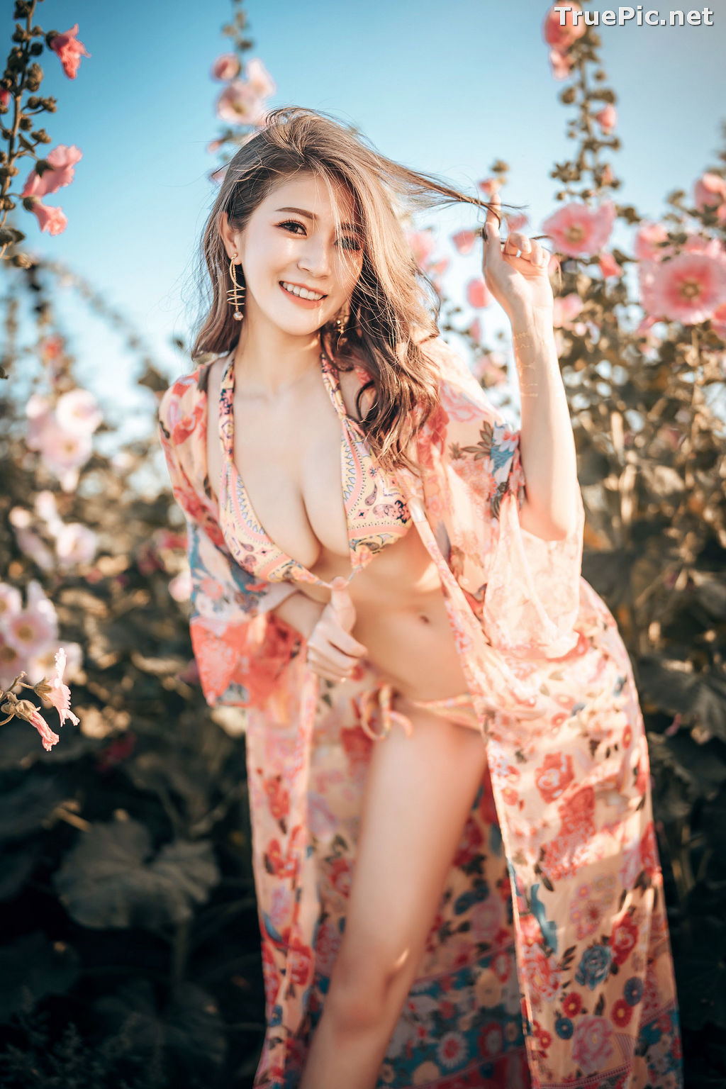 Image Taiwanese Model - 珈伊Femi - Sexy Beautiful Girl at Hollyhock Garden - TruePic.net - Picture-3