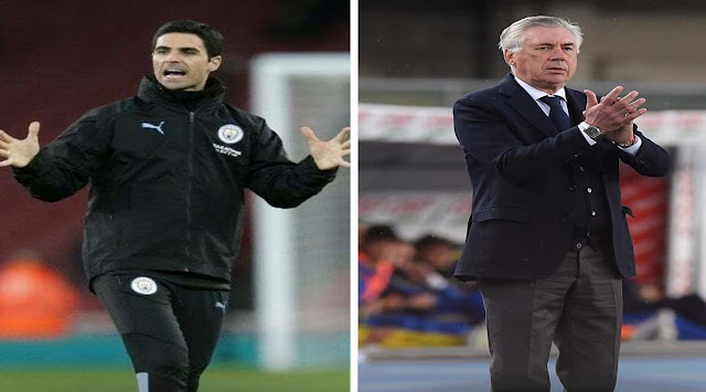 رسميا: أرتيتا مدرب جديد لأرسنال و انشيلوتي مدرب لإيفرتون 