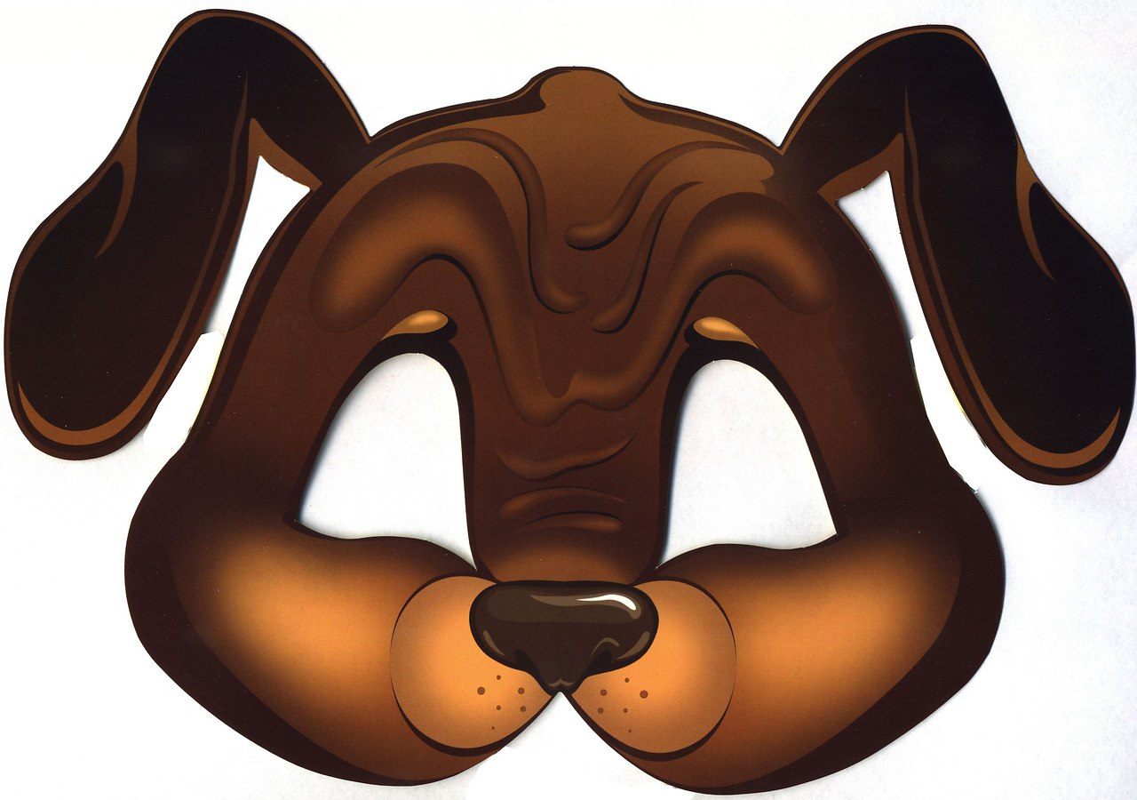 Máscaras para imprimir y colorear Colorear dibujos infantiles