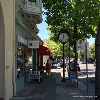 First Street clock in Benicia, California