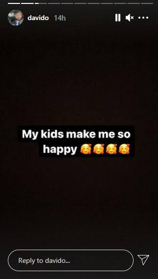 My kids make me so happy - Davido says as he shares a video of his son, Ifeanyi playing Piano with his hands and leg (Video)