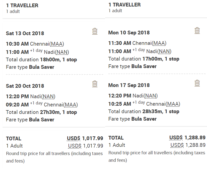 Fiji airways sale Fly to Fiji for 900 USD+ return The Airline Blog