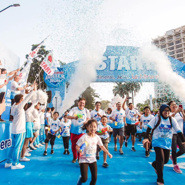 Ayo Minum Untuk Sehat, Serunya Fun Run dan Family Run Le Minerale Water Run 2019 