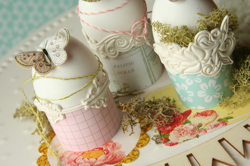 Homespun with Heart Spring egg wraps...