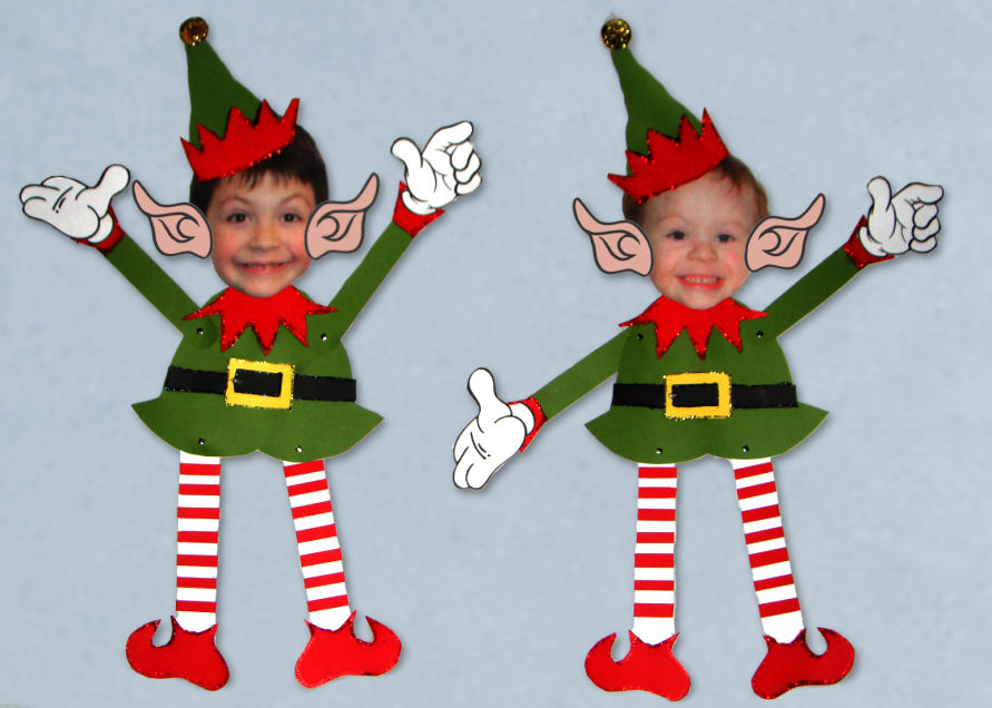 ALTERED ARTIFACTS Elf Yourself Puppets Free Templates Patterns And Printable