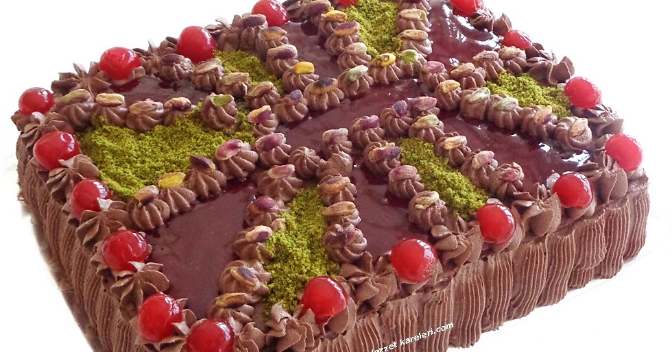 yetur�la lezzet çikolatalı meyveli pasta