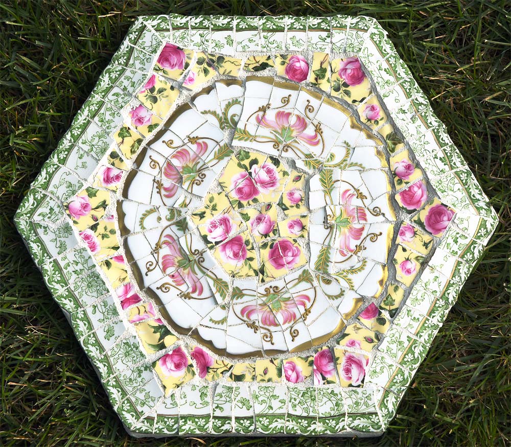 Picassiette Mosaic Stepping Stone