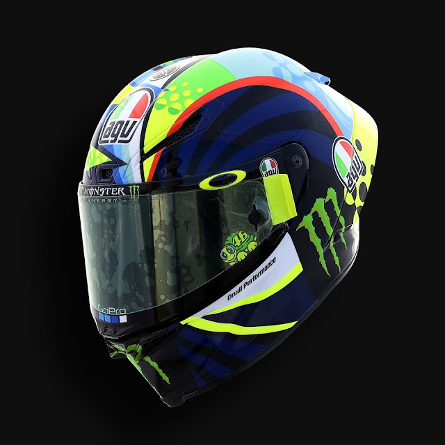 Racing Helmets Garage: Agv PistaGP RR Valentino Rossi Winter Test 2020 ...