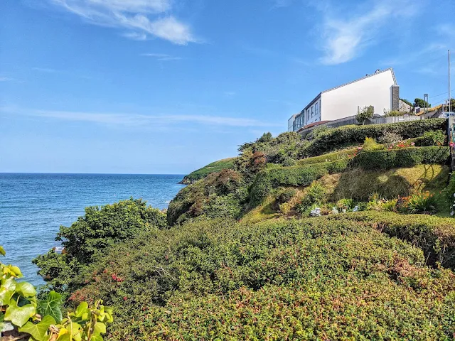 View of the five star Cliff House Hotel in Ardmore Ireland