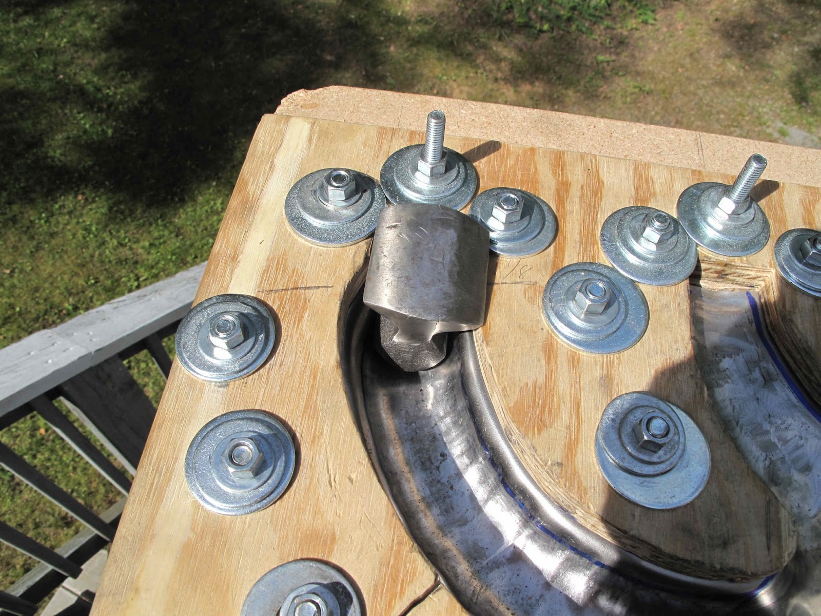 Curtiss OX-5 Rebuild: First Good Exhaust Manifold Shell Half