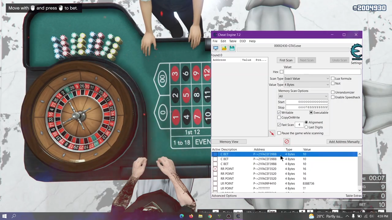 GTA V Online 1.57 Casino Roulette Rigging Get 2 Million every 1 Sec Easy Money Recovery