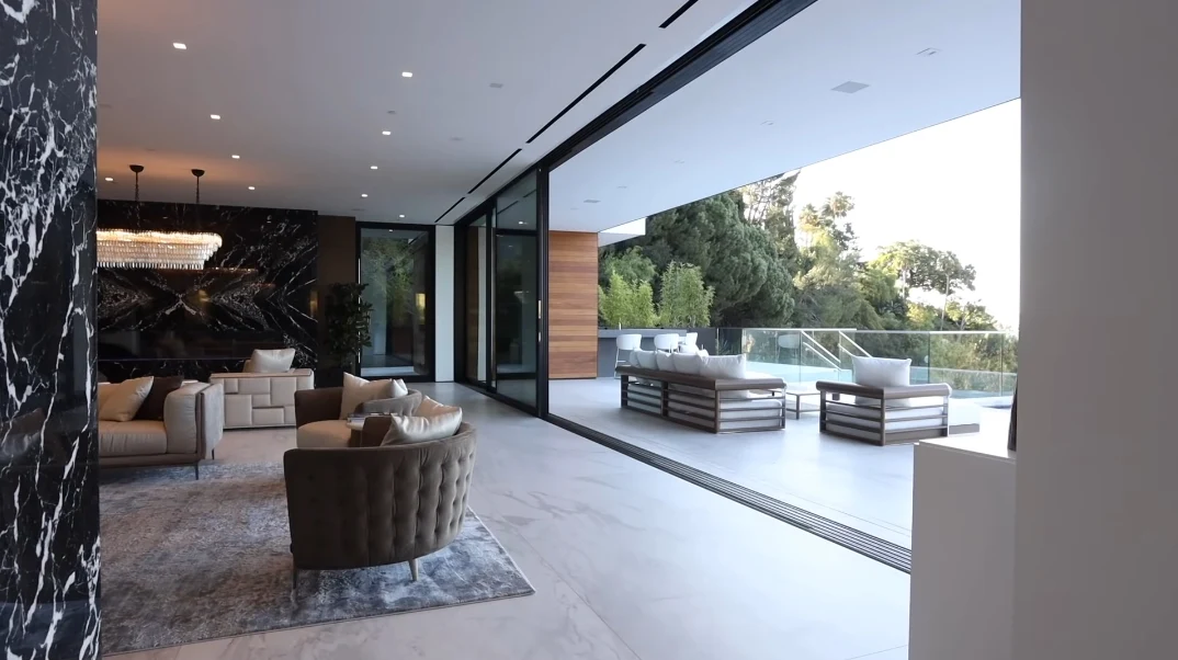88 Interior Photos vs. Tour 1300 Beverly Estates Dr, Beverly Hills, CA Ultra Luxury Modern Mansion