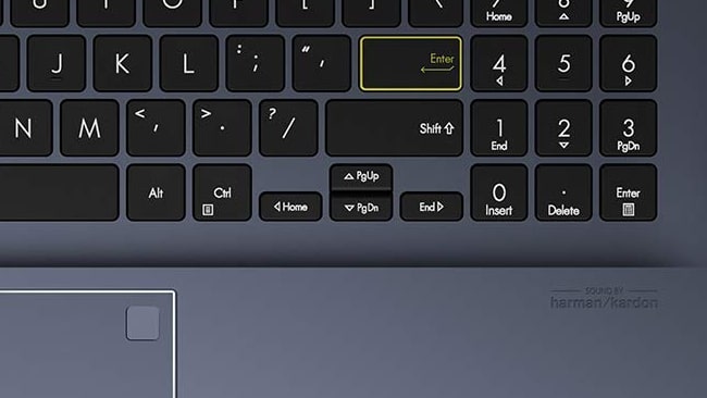 Small and Messy 4 arrow keys of the keyboard.