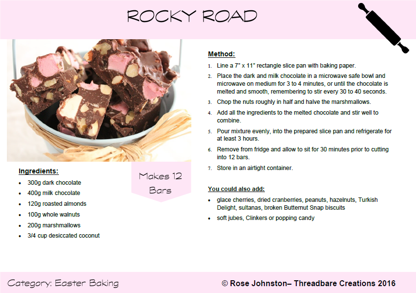 Rocky Road Threadbare Creations