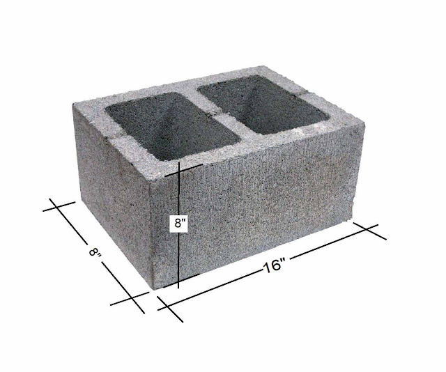 How to calculate of concrete blocks in a wall | दीवार में कंक्रीट