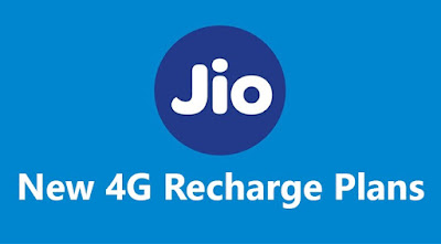 Jio 4G new recharge plans list