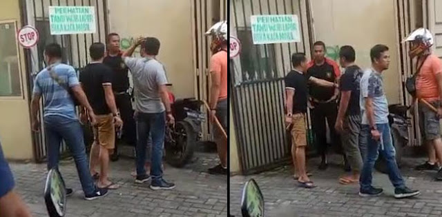 Viral Video Cekcok Polisi Vs Satpam, Ini Penjelasan Polrestabes Medan