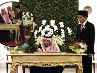 Presiden Jokowi Bantu Raja Salman Berdiri dan Berjalan, Netizen: Seperti Ladeni Ayahnya Sendiri