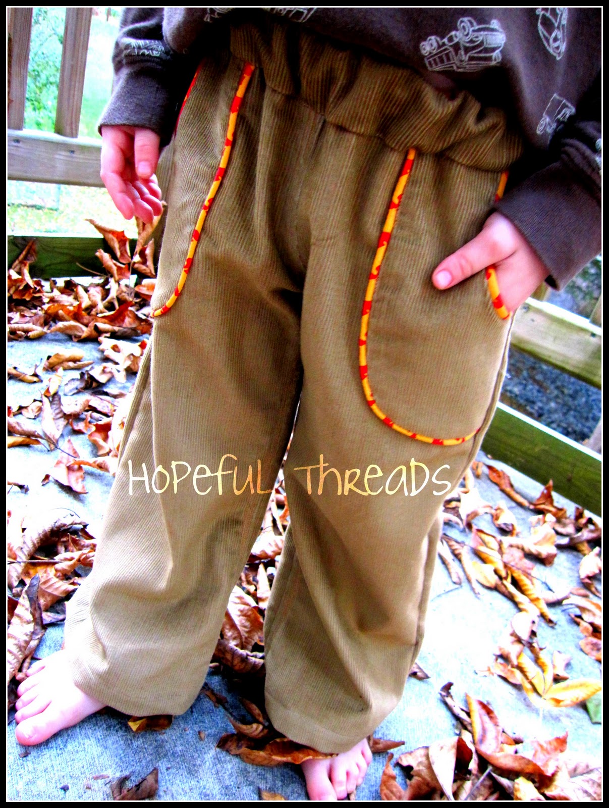 Hopeful Threads: Pattern Review - Ben & Mia Pants by Lily Bird Studio