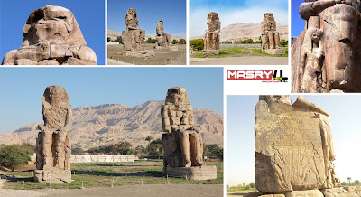 تمثالي ممنون - تماثيل فرعونية ظلت شامخة لاكثر من 3400 عام