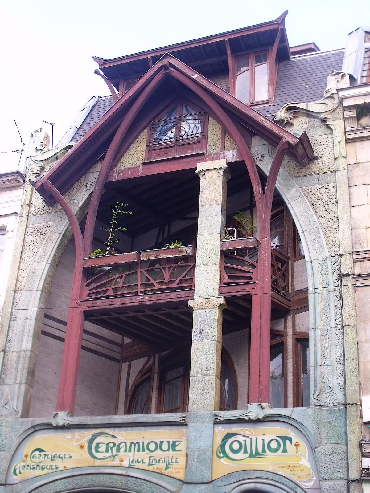 Lille, l'art nouveau et l'art déco Lille centre, rue de Fleurus