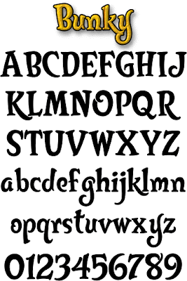 Bunky fonts - Graffiti Alphabet letter A-Z