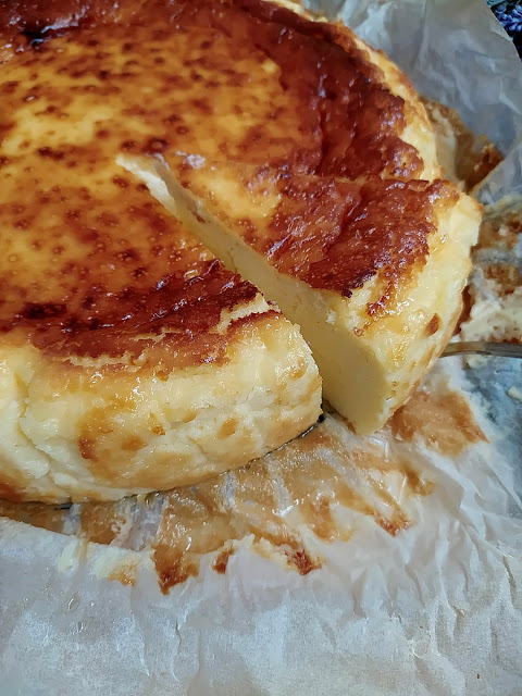 Receta de tarta de queso del restaurante La Viña (San Sebastián) Spanish Cheesecake Postre Fácil Cremosa Horno Cuca