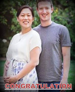 Congratulation to Facebook owner for his new baby