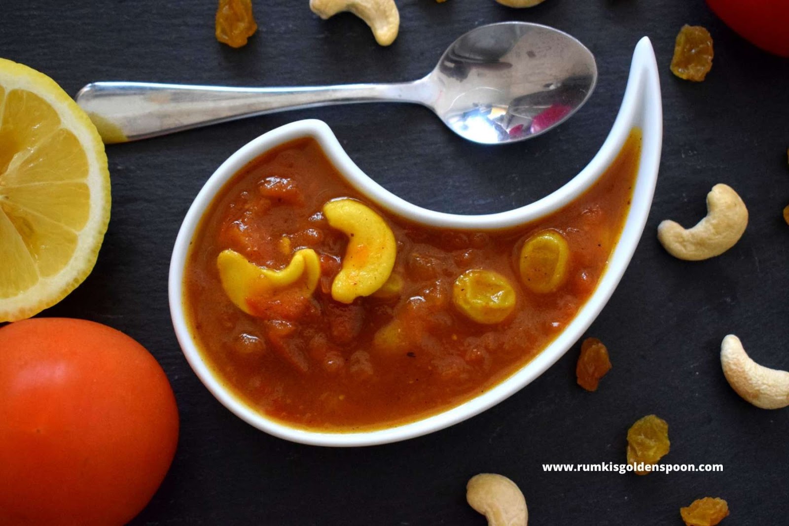 Tomato chutney, recipes with tomato chutney, tomato chutney recipe, Sweet Tomato chutney, bengali tomato chutney, Rumki's Golden Spoon