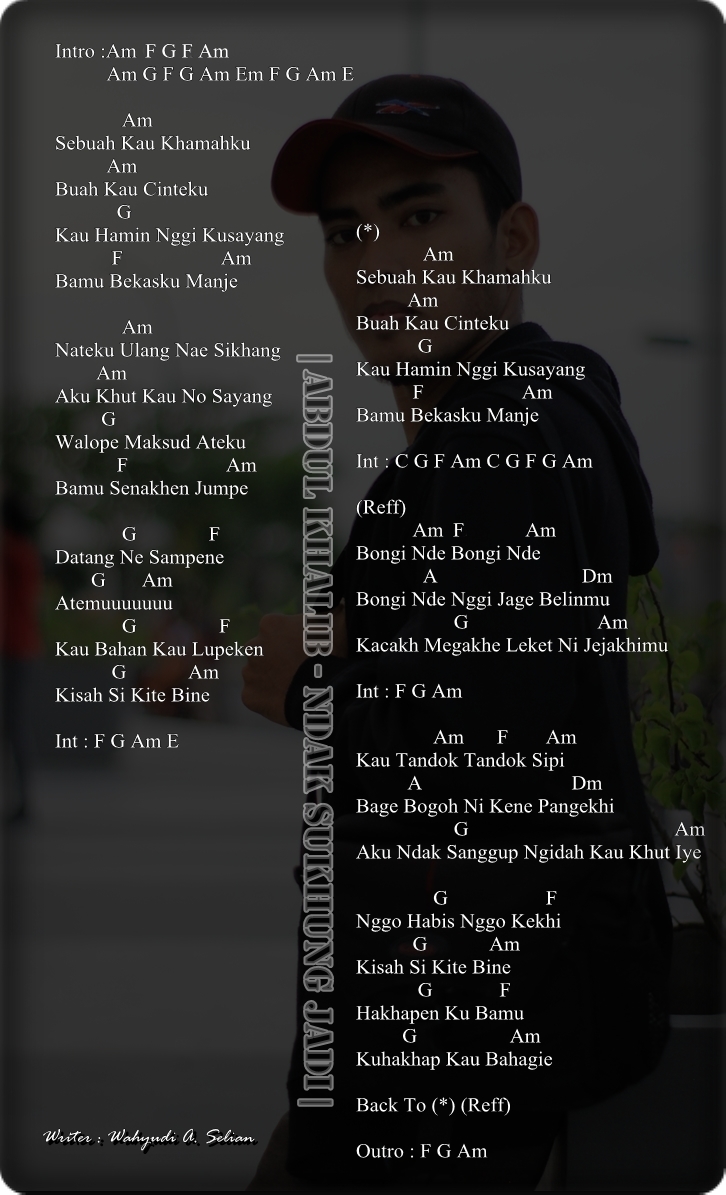 Kunci Gitar Lagu Alas Kutacane