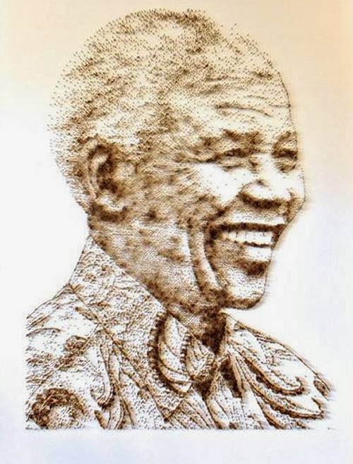 02-Nelson-Mandela-David-Foster-Stippling-Art-with-Nails-www-designstack-co