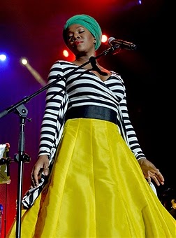 India Arie at the concert