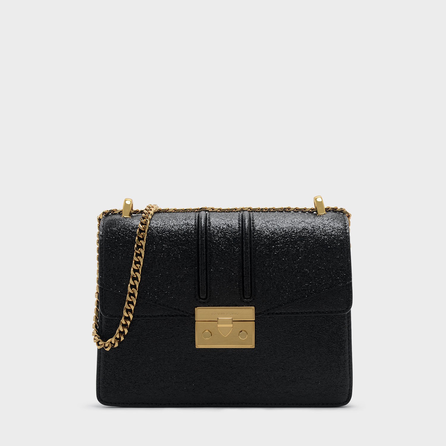 MAF Fashion & Beauty House CHARLES & KEITH PUSHLOCK SHOULDER BAG