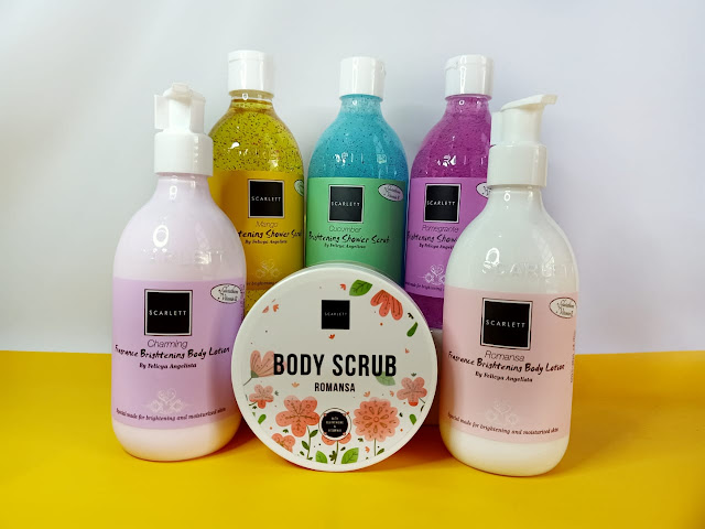 scarlett whitening paket perawatan tubuh scarlett whitening