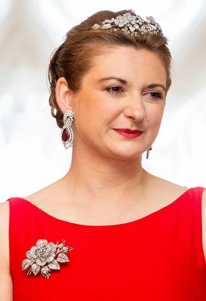 Maria Teresa's Scroll Tiara, Princess Stephanie's butterfly tiara, Princess Alexandra's Charlotte’s Pearl and Diamond Choker tiara