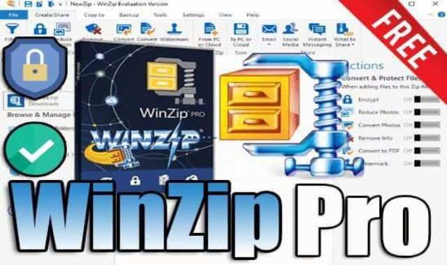 تحميل وتفعيل برنامج WinZip Pro 28 عملاق ضغط وأرشفة الملفات وتشفيرها اخر اصدار