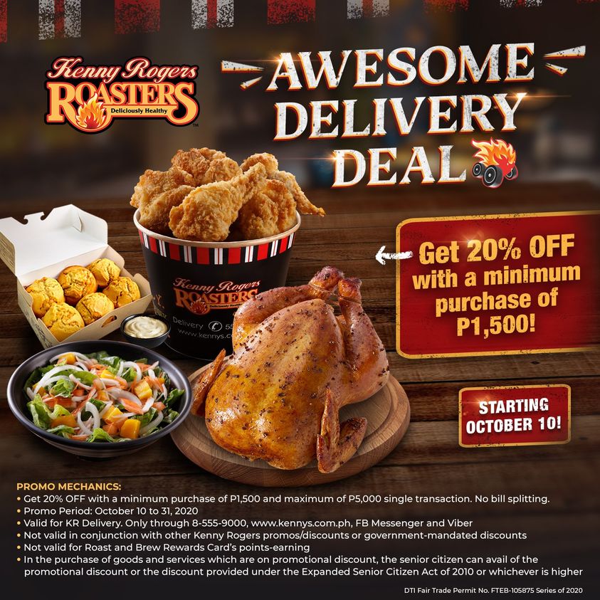 Manila Shopper Kenny Rogers Awesome Oct 2020 Promos