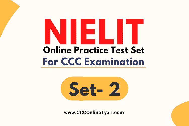 22 Most Important Question Practice Test Part 2* for CCC Exam 2024 by