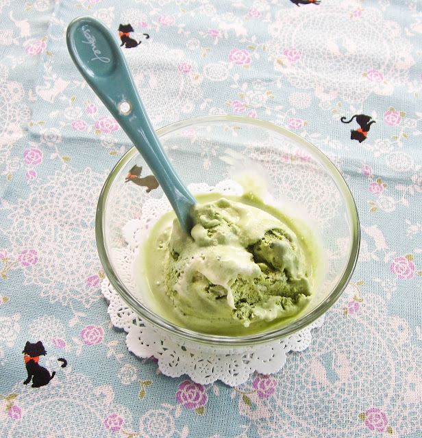 Green Tea Ice Cream (Cheat's Version)