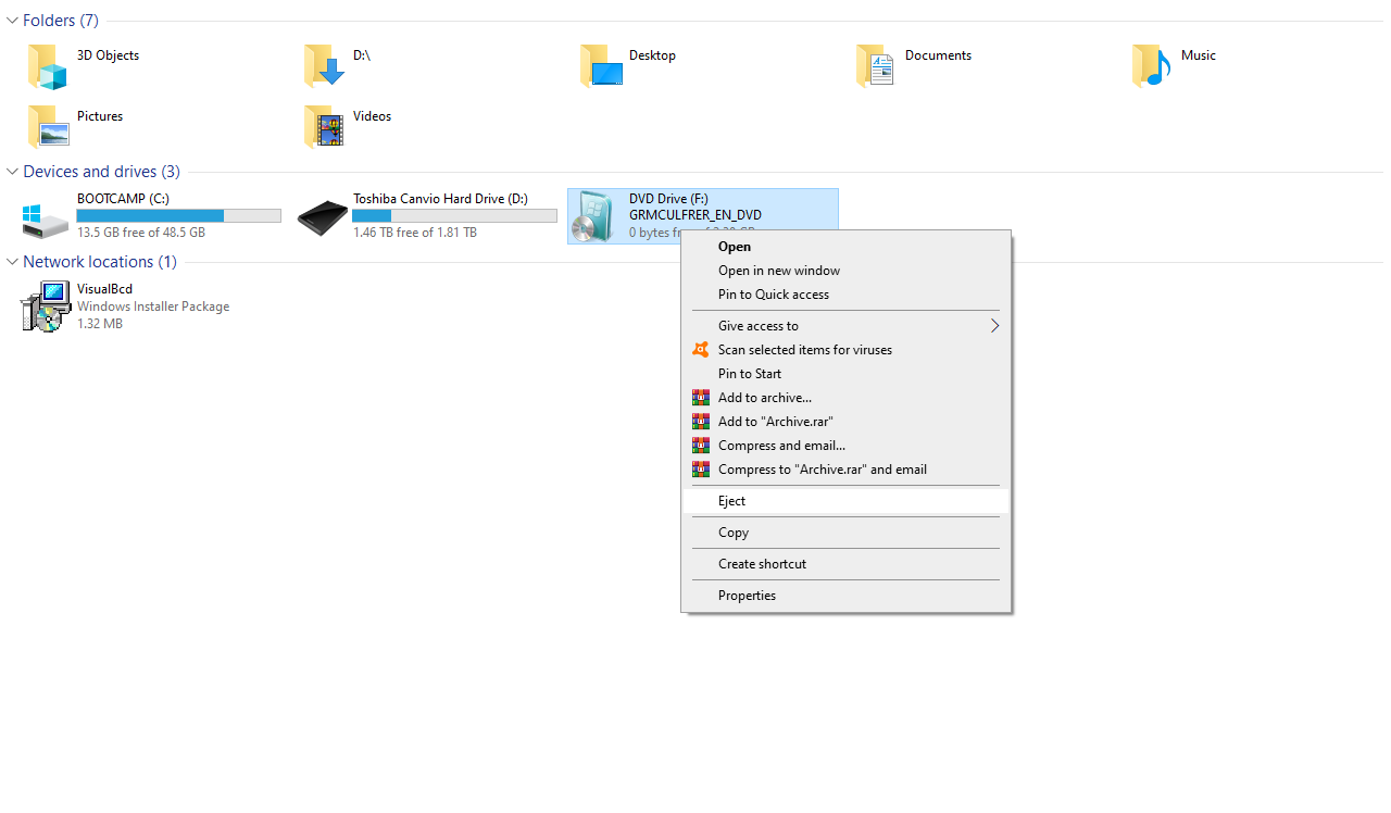 where is the windows 10 iso file located