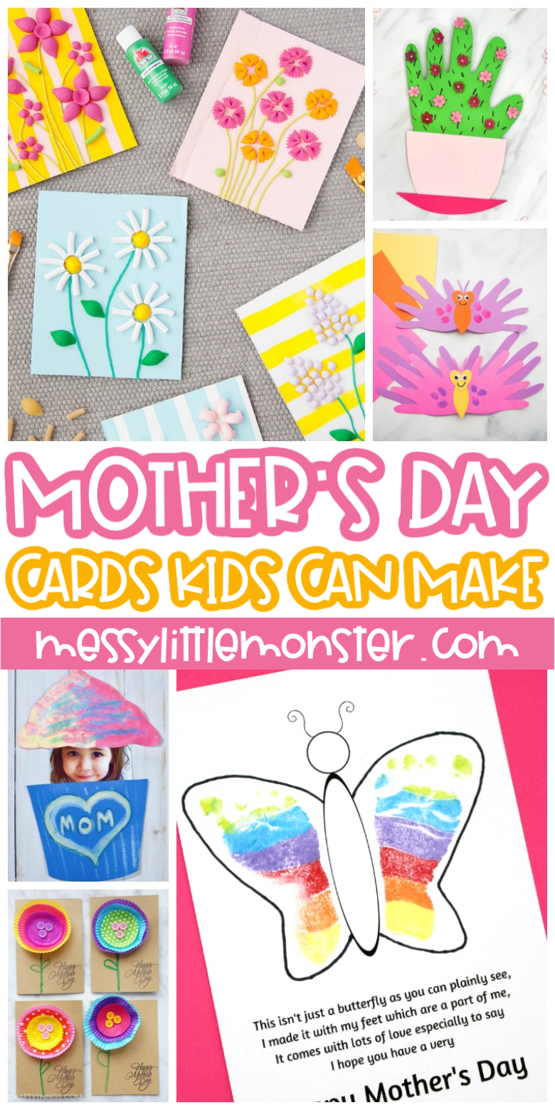 Mother s Day Cards For Kids To Make Messy Little Monster