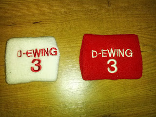 Daniel Ewing D-Ewing #3 Game Worn Used Wristband Armband NBA Los Angeles Clippers