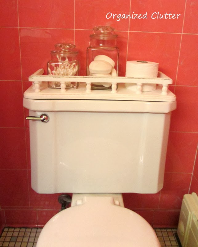Toilet Tank Cover Makeover Organized Clutter