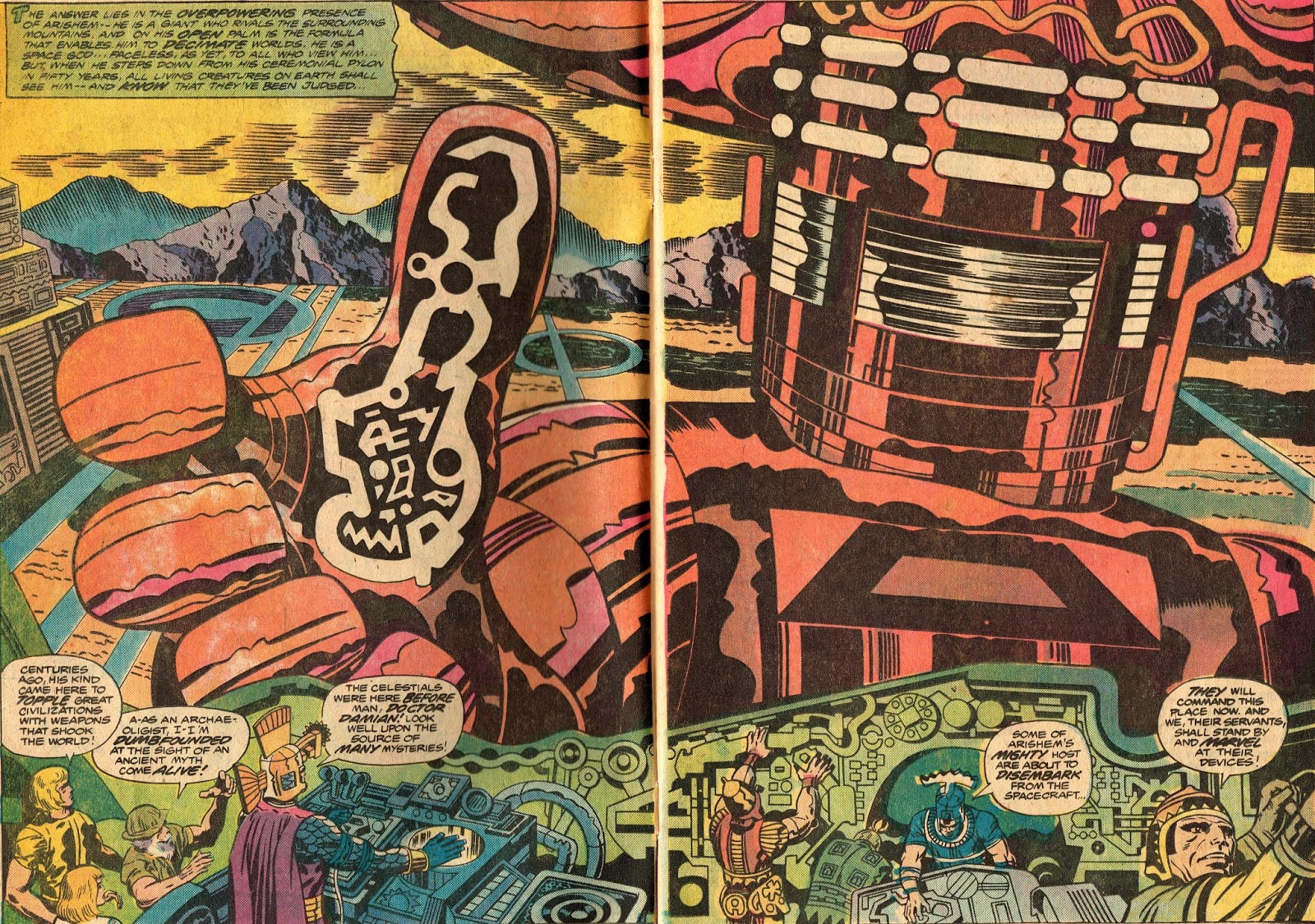 Cap'n's Comics: Arishem The Celestial by Jack Kirby
