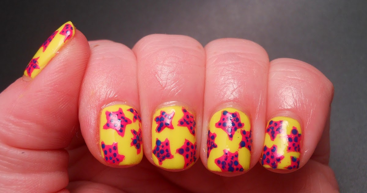 The Polished Momma: Neon Summer Starfish!
